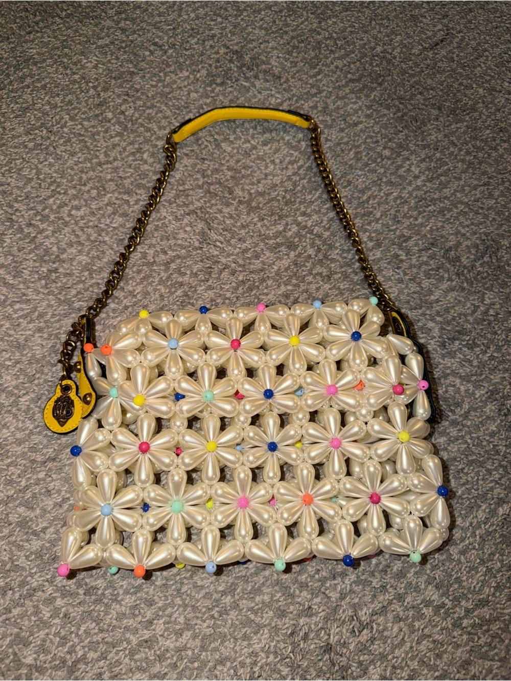 Kurt Geiger London Kensington Beaded Shoulder Bag - Picture 3 of 10